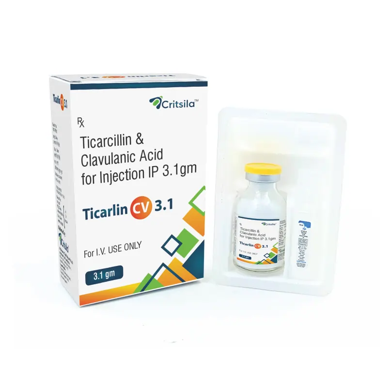 Ticarcillin Clavulanic Acid Injection Manufacturer India